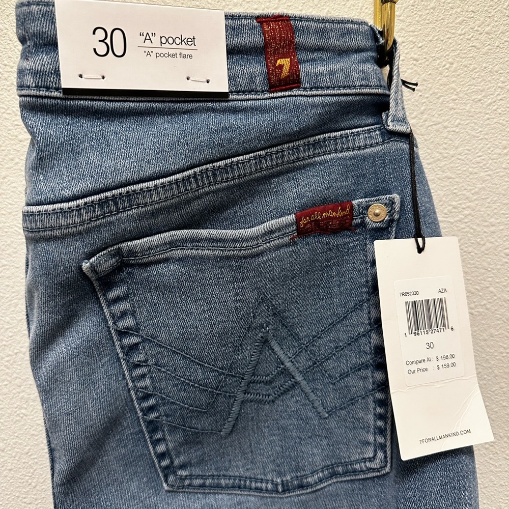 Seven For All Mankind Jeans “A” pocket size 30